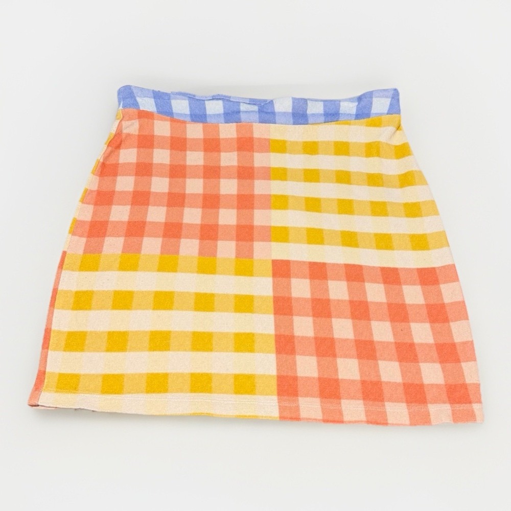 FARM Rio Multi-Color Gingham Mini Skirt - Picture 2 of 8